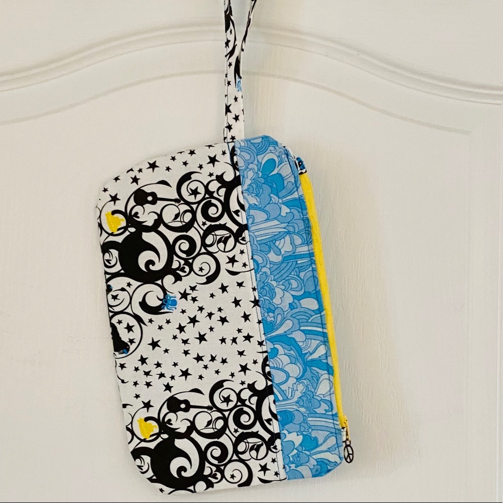 One of a kind handmade Beatles Large Wristlet